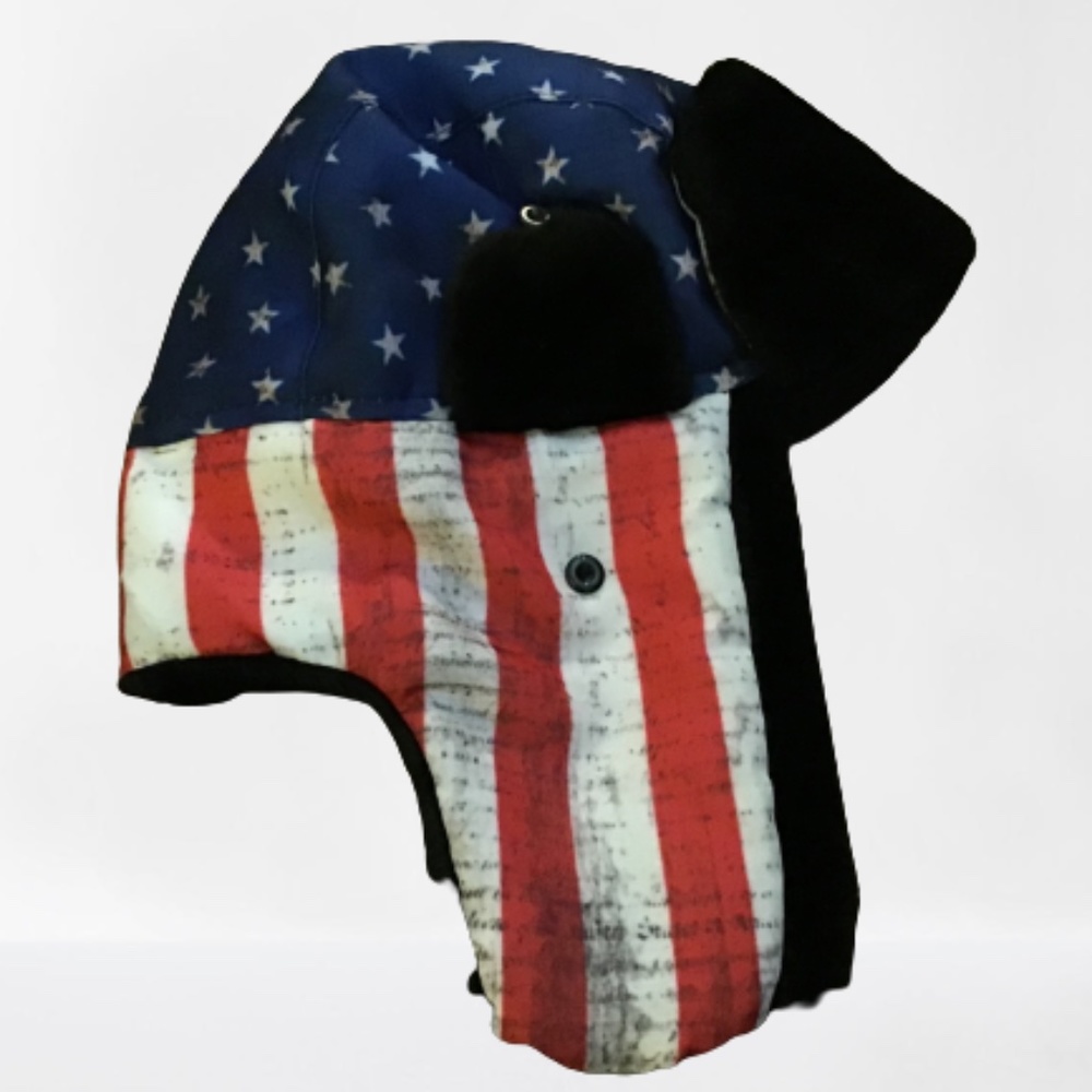 Winter Toboggan American Flag Soul of Adventure